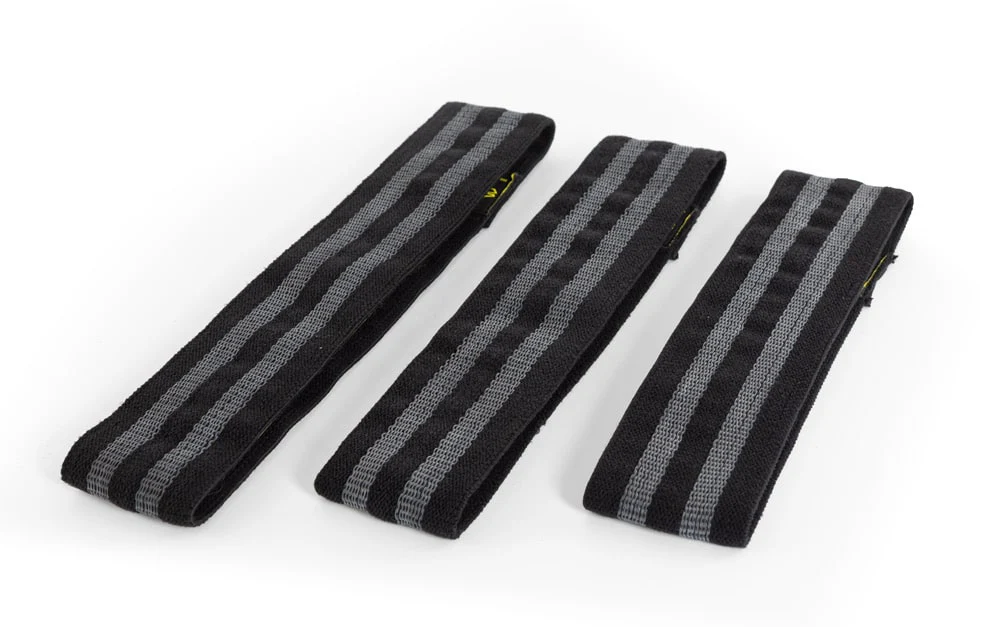 Ring of Fire Bands - Black w/ Textured Inner Rings - Image 6